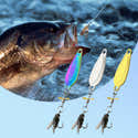 Leurres Cuillère à Hélice En Métal - Lot De 9 - 3g/4.5g/5.5g - Pour Truite, Brochet, Achigan - 6