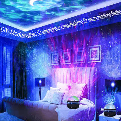 💥Hot Sale 💥- Projecteur de lumière du nord et de vagues marines 2 en 1
