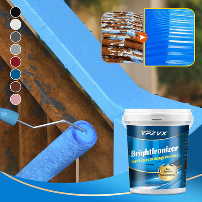 Peinture métallique anti-rouille et imperméable