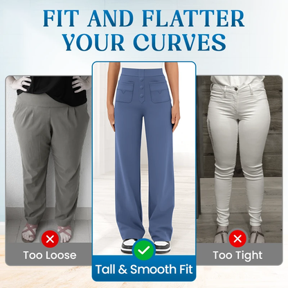 Pantalon extensible confortable et décontracté pour femmes