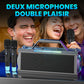 Enceinte Karaoké Bluetooth 200W avec microphone sans fil