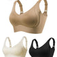 🎁Achetez 1 et obtenez 3 paquets💕Soutien-gorge push-up côtelé pour femmes, réglable et sans fil
