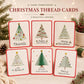 🎄 🧵Kit de bricolage « Merry & Bright Christmas » – Créez de magnifiques cartes de vœux faites main ✨