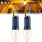 Éclairage de tente à énergie solaire, lanterne de camping LED rechargeable par US