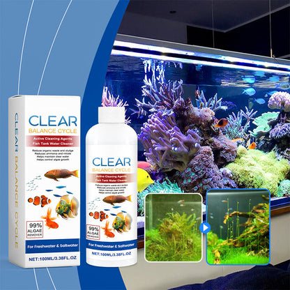 Nettoyant puissant pour l'eau des aquariums