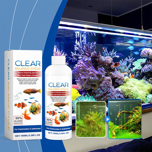 Nettoyant puissant pour l'eau des aquariums