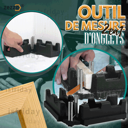 🔥 50 % DE RÉDUCTION ! 🛠️ 2 en 1 Outil de Mesure d'Onglets – Précis et Polyvalent