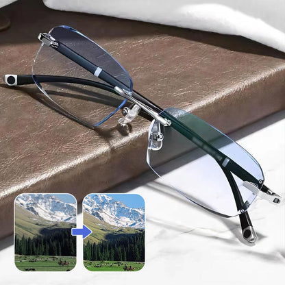 -50% Offre Spéciale ✨💎 Lunettes de Lecture Anti-Lumière Bleue à Bordure Facettée – Élégance & Confort Visuel
