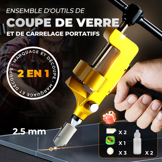 ✨✨Moyenne 55% de réduction✨✨Coupe de carrelage en verre