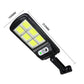 Lampe solaire intelligente d'extérieur étanche avec télécommande