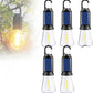 Éclairage de tente à énergie solaire, lanterne de camping LED rechargeable par US