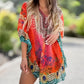 🔥Robe asymétrique pour femme avec col en V et coupe ample