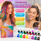 🔥Dernier jour : 50 % de réduction !🌈 Kit d’applicateurs de craies capillaires temporaires 12 couleurs