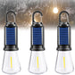 Éclairage de tente à énergie solaire, lanterne de camping LED rechargeable par US