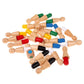 📢🔥 50 %  DE RÉDUCTION !! ✨Cadeaux pour enfants🎁Jeu d'échecs en bois Memory Match Stick