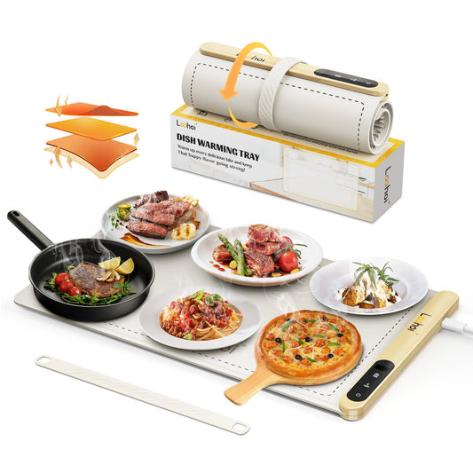 Tapis chauffant pour réchauffer les aliments sur toute la surface avec 6 réglages de température