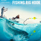 🎣⚡ Montage de fond inversé à double hameçon ! La version améliorée augmente le taux de ferrage de 50 % – dites adieu aux accrocs ! 🎣