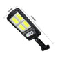 Lampe solaire intelligente d'extérieur étanche avec télécommande