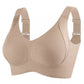 🎁Achetez 1 et obtenez 3 paquets💕Soutien-gorge push-up côtelé pour femmes, réglable et sans fil