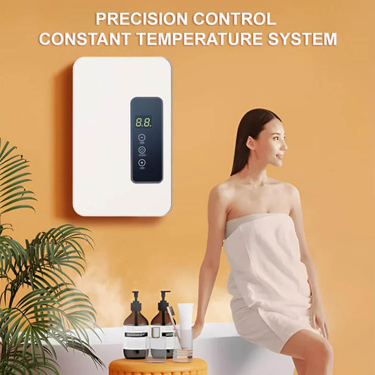 🔥 50% DE RÉDUCTION ! ✨ Chauffe-eau Instantané sans Réservoir - Design Compact avec Contrôle de Température Numérique pour Économie d'Énergie ⚡🚿
