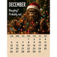 🦶📅 Calendrier 2027 La vie quotidienne du Bigfoot, illustrations originales, décoration murale tendance