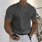 💎60% DE RÉDUCTION ! 💎 Chemise de Sport à Manches Courtes pour Hommes – Col en V, Confortable & Disponible jusqu'au 5XL 👕✨