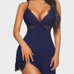 💖Robe de nuit sexy en dentelle avec fente et nœud papillon pour femme