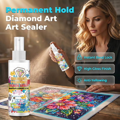 💎✨ Vernis de scellement pour diamond painting – fixe les strass, finition brillante, séchage rapide et longue durée