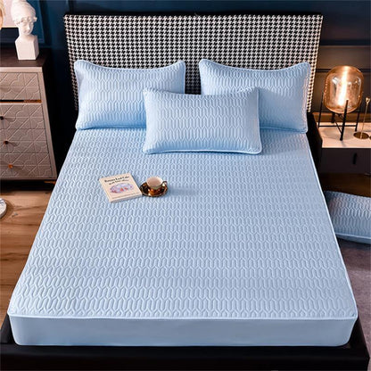 Dernière couverture de matelas soyeux respirant