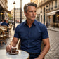 💎 60% DE RÉDUCTION ! 💎 Chemise à Manches Courtes à Boutons pour Hommes – Sans Repassage, Infroissable & Idéale pour l’Été ☀️👔