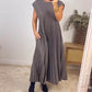 💝 Robe sans manches élégante et unie ✨