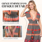 ✨2025 Meilleures ventes💖Robe sans manches à col en V pour femmes, motif vintage à rayures