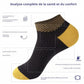 Chaussettes confortables à blocs de couleur respirantes et anti-humidité