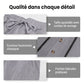 Ensemble 2 pièces pour homme : haut à capuche ample et décontracté et pantalon