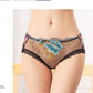 Culotte en Coton Antibactérien avec Broderie en Dentelle