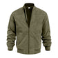 Blouson bomber classique pour homme à fermeture éclair
