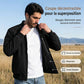 Blouson bomber classique pour homme à fermeture éclair