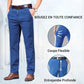 🔥 Jeans taille haute à coupe droite pour hommes