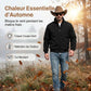 Blouson bomber classique pour homme à fermeture éclair