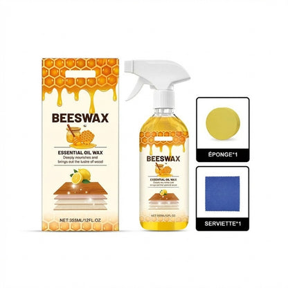 🔥Réduction de 49 %🧈Spray à la Cire d'Abeille Tout-en-un pour Nourrir et Polir Bois