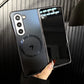 Coque magnétique givrée électrodéposée pour la série Samsung Fold