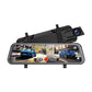 🥳SOLDES 2026🥳Caméra embarquée 10 pouces 1080p pour rétroviseur - Vision nocturne et mode parking - Carte mémoire 64 Go incluse