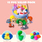 🔥PROMOTION 50%-12/24/36 Pcs Oeufs de Pâques pré-remplis avec des animaux en peluche