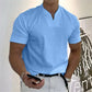 💎60% DE RÉDUCTION ! 💎 Chemise de Sport à Manches Courtes pour Hommes – Col en V, Confortable & Disponible jusqu'au 5XL 👕✨