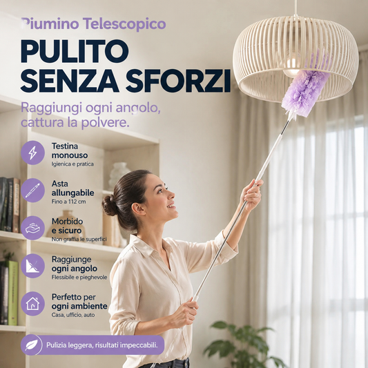 🔥 DERNIÈRE CHANCE –50% ! Le chiffon qui dépoussière les endroits inaccessibles – Électrostatique, flexible, tout-en-un 🧹