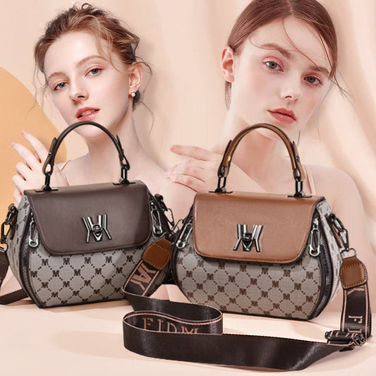 Sac à bandoulière en cuir multifonctionnel tendance
