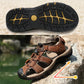 Chaussures de plage d'extérieur en cuir confortables et respirantes