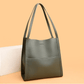 💥Sac à bandoulière en cuir de couleur unie