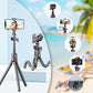 Perche à Selfie avec Trépied de Pieuvre Télescopique Flexible et Clip pour Téléphone Portable