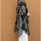 Chemise fine en mousseline de longueur moyenne pour femmes